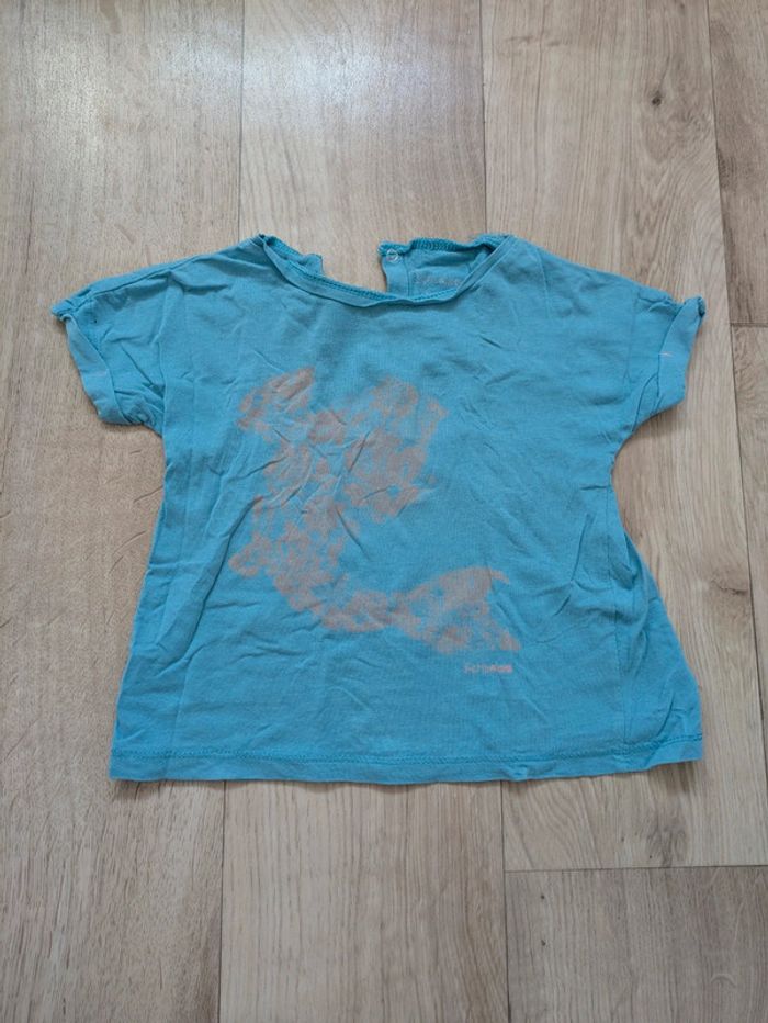 Tee-shirt bleu kimbaloo 3 ans