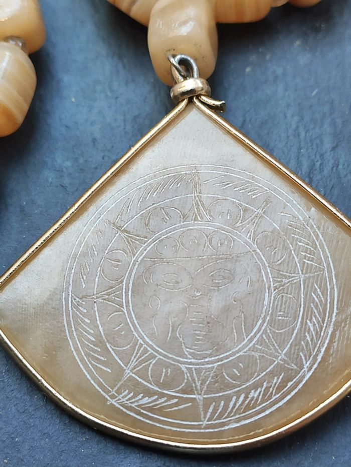 Collier soleil Aztèque - photo numéro 2