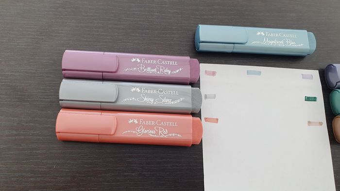7 surligneurs métalique Faber-Caste - photo numéro 2