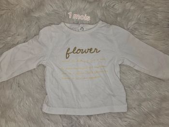 T-shirt bébé 1 mois – Kiabi Eco-conception