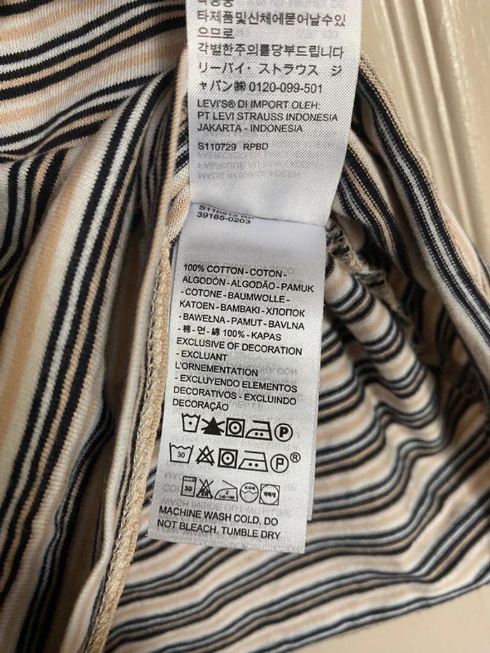 T-shirt à rayures Levi’s Taille S - photo numéro 4