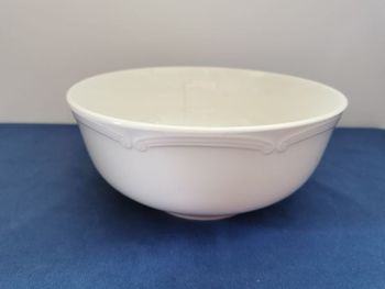 Saladier céramique blanche