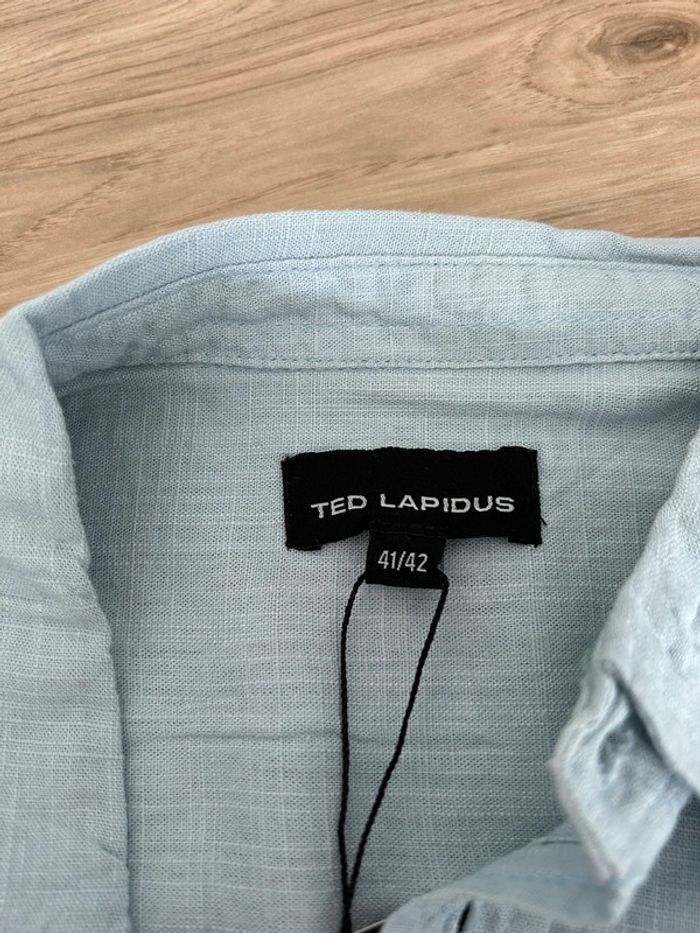 🌀 Chemise bleue Ted Lapidus 🌀 - photo numéro 11