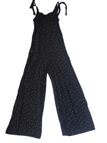 Combinaison noire à pois blanc taille XS