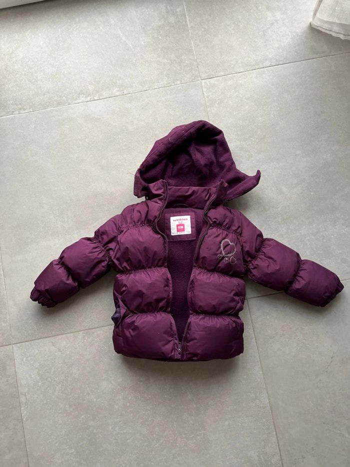 Doudoune blouson violet bien chaude