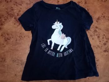T shirt 4 ans fille