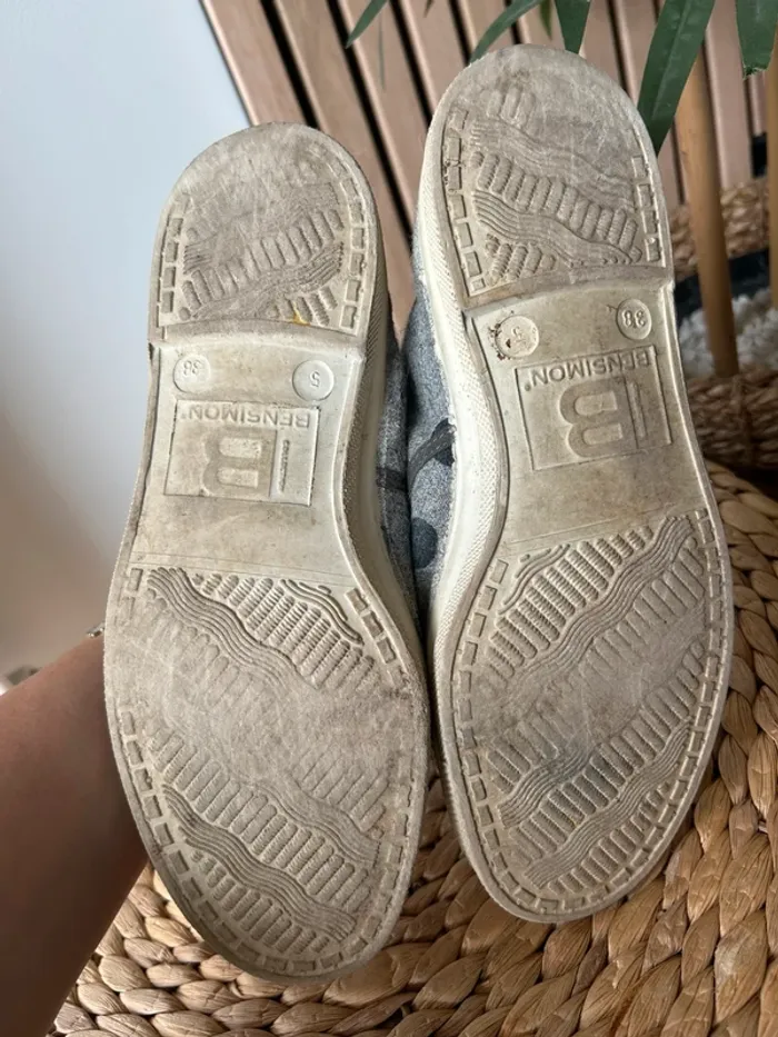 Bensimon grises à pois taille 38 - photo numéro 2