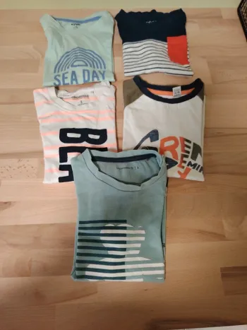 Lot de 5 t shirt manches courte
