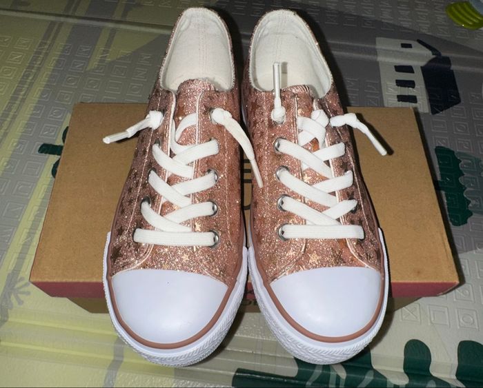 Basket à paillettes rose taille 33 - photo numéro 2