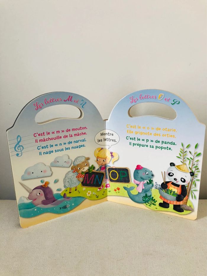 Livre alphabet avec poignée bébé enfant - photo numéro 3