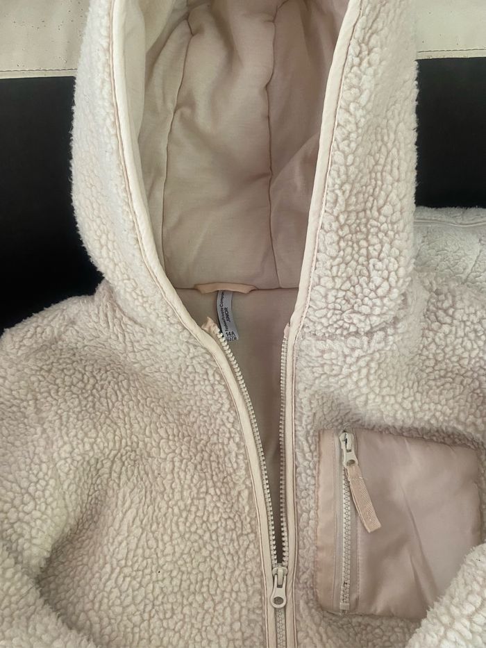 Veste polaire 14 ans blanc/crème - photo numéro 2