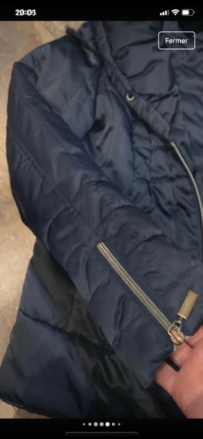 Veste matelassée bleue nuit - photo numéro 5