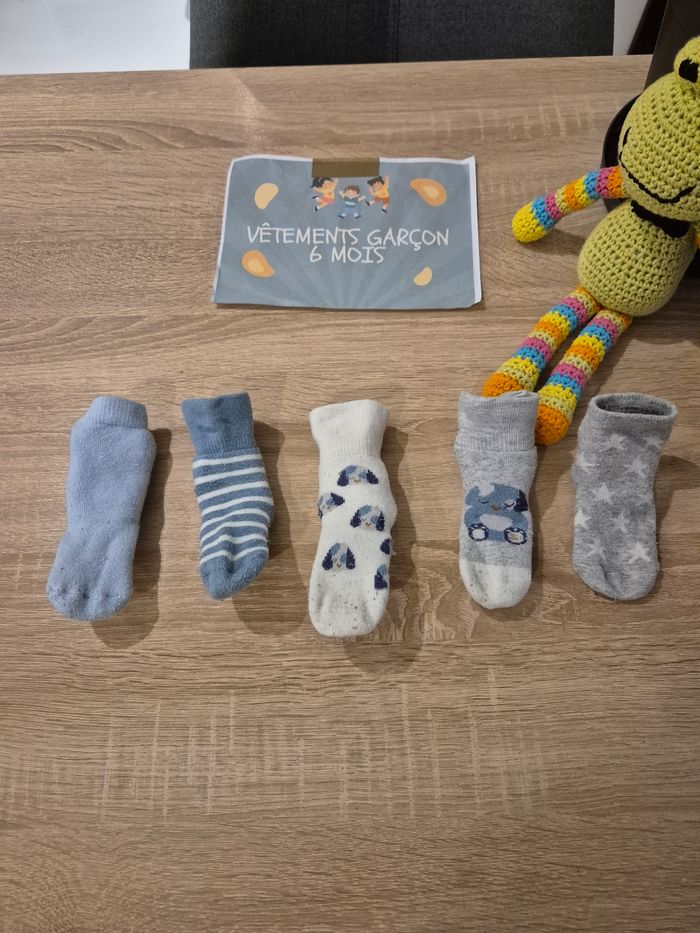 Lot 5 paires chaussettes épaisses