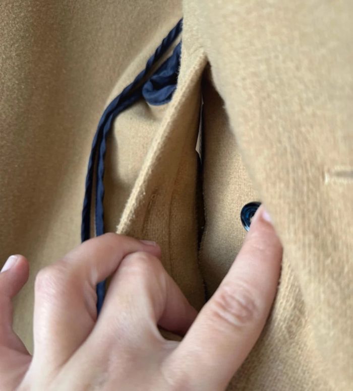 🧥Manteau long class Sisley homme camel - taille 42 - bon état - photo numéro 13