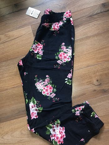 Pantalon léger fleuri 🌺 tezenis taille S Neuf avec étiquette
