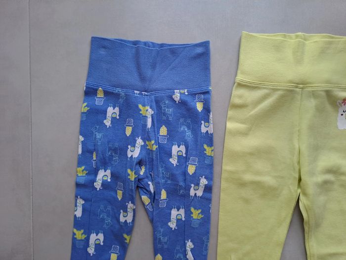 Lot de 3 leggings coton 6-12M Lupilu - TBE - photo numéro 3