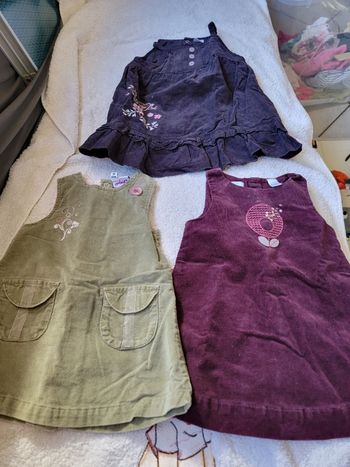 Lot de 3 robes d hiver 6 mois