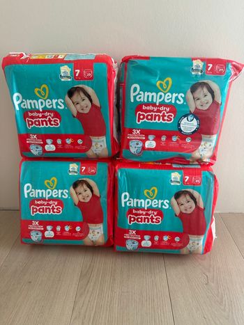 116 Pampers pants taille 7