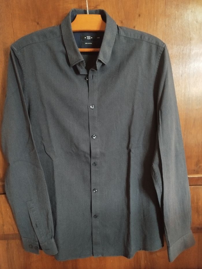 ✨ Chemise Slim Fit TEX - 100 % Coton - T 41/42 - photo numéro 6