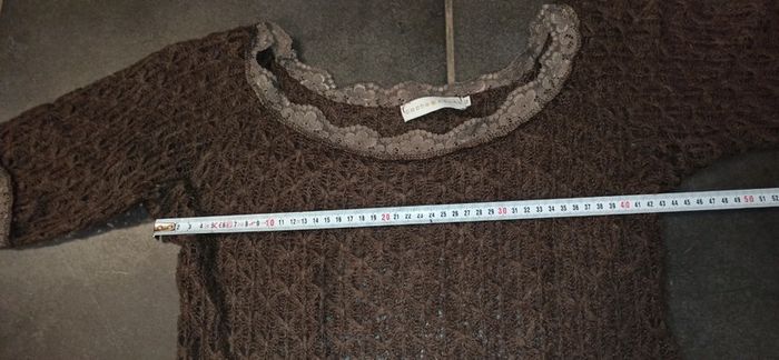 Petit pull asymétrique marron - photo numéro 2