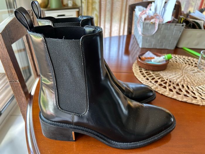Zara boots/ bottines noires T 40 - photo numéro 2