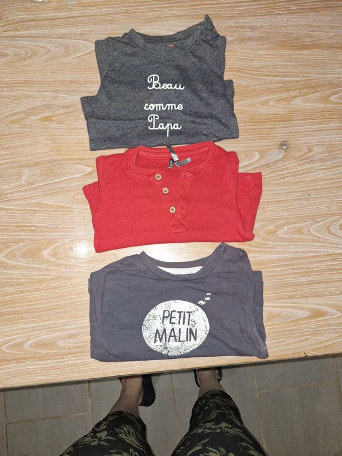 Lot tee-shirts ML