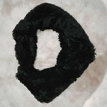 Tour de Cou Polaire – Noir – Femme – Taille Unique
