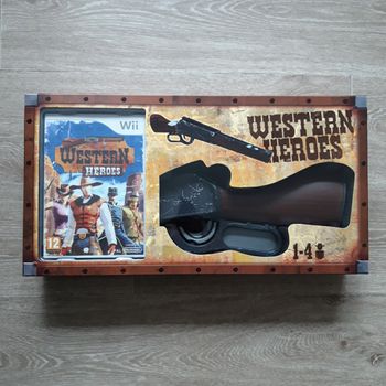 Coffret jeu Wii Western heroes + fusil