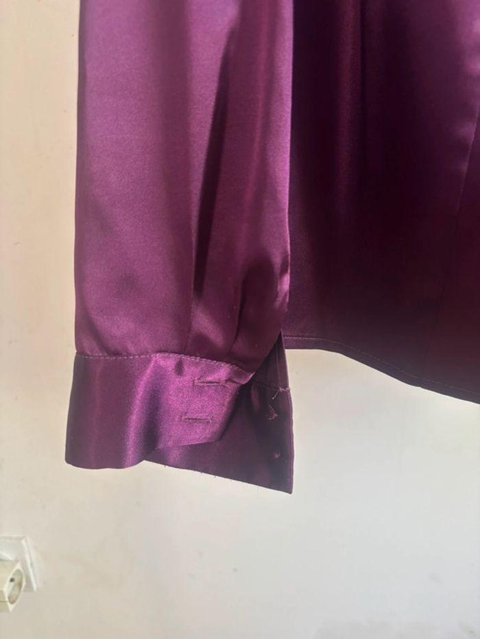 Chemise violet brilllante Rhapsodie taille XXL/44 - photo numéro 10