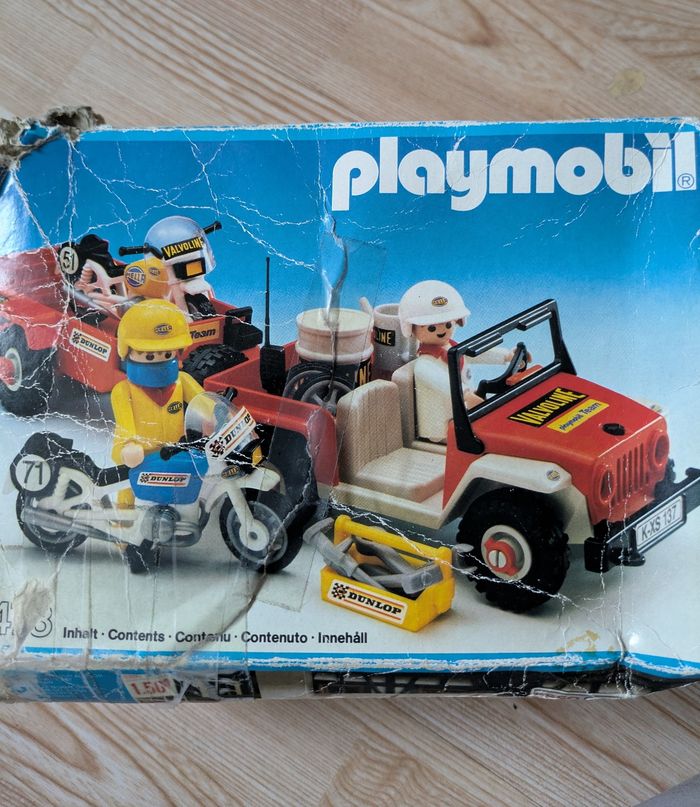 Boîte playmobil vintage numéro 3478