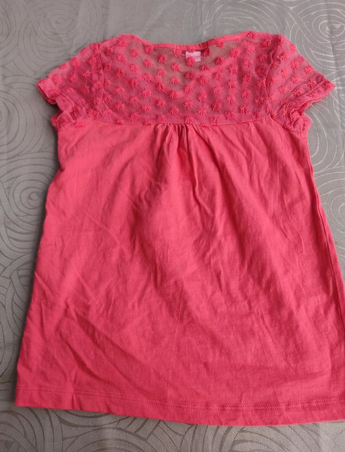 Tee-shirt dentelle 8 ans - photo numéro 5