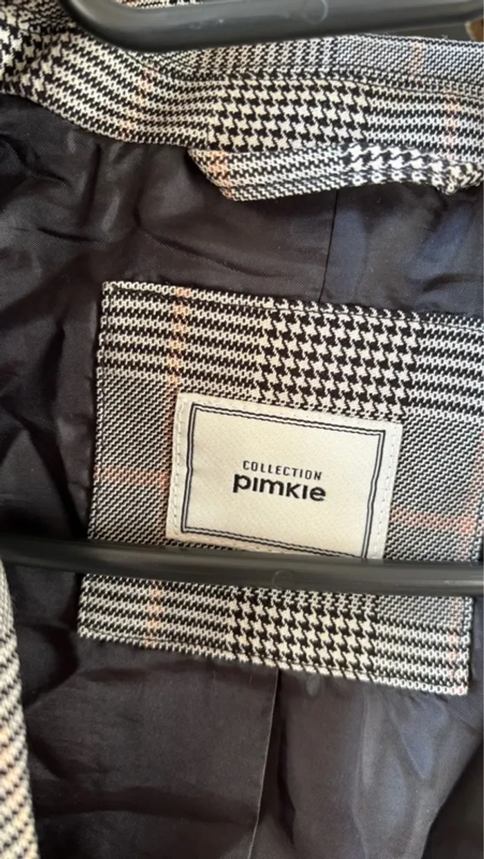 Blazer à carreaux gris - photo numéro 3