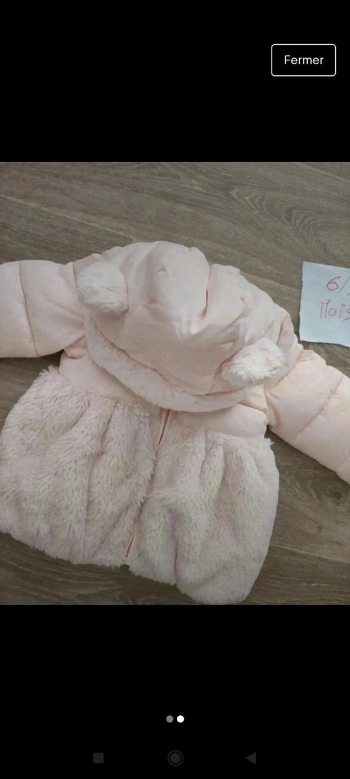 Doudoune blouson en 6/9 mois - photo numéro 2