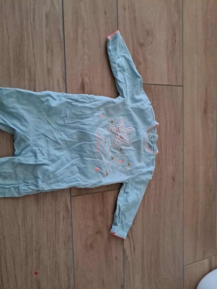 Pyjama fin une pièce kiabi 12 mois - photo numéro 3