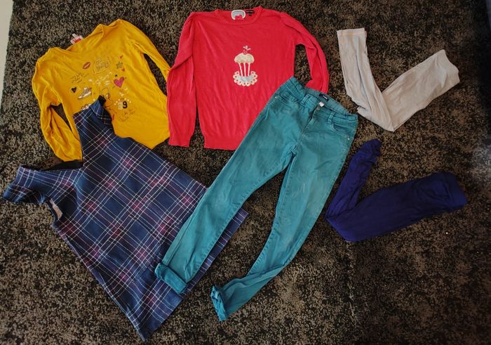 Lot vêtements fille 10 ans automne hiver - photo numéro 2