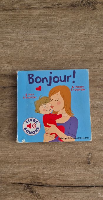 Livre imagier sonore : Bonjour !