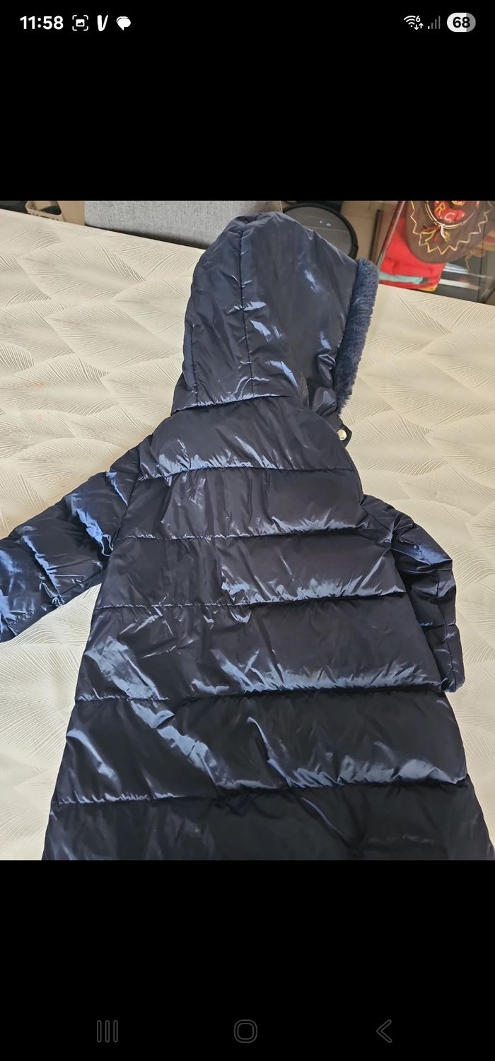 Doudoune hiver fille taille 3 ans jacadi - photo numéro 6