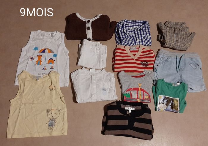 Lot 9 mois garçon