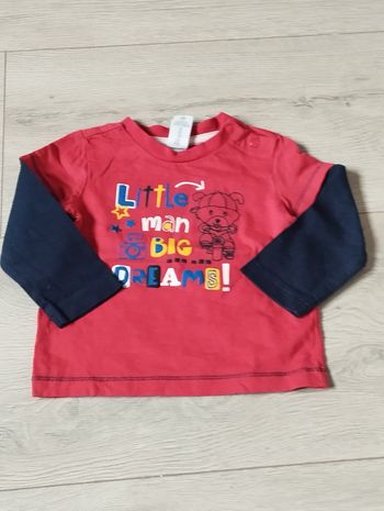 T-shirt ML garçon 12 mois C&A