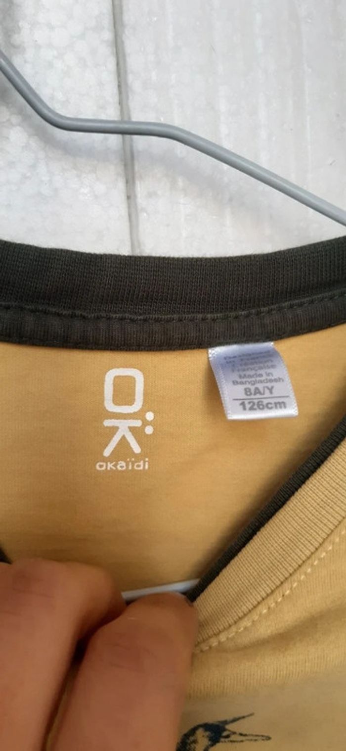 Tee-shirt 8ans 126cm manches longues - photo numéro 5