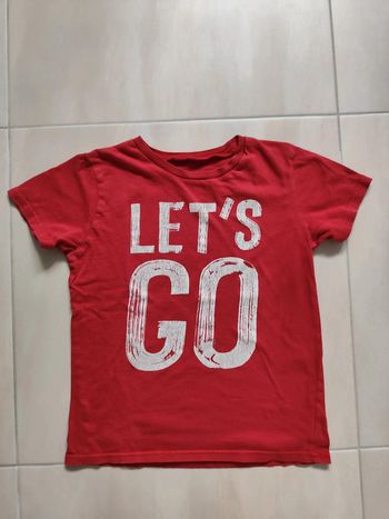 T-shirt rouge 8/9ans