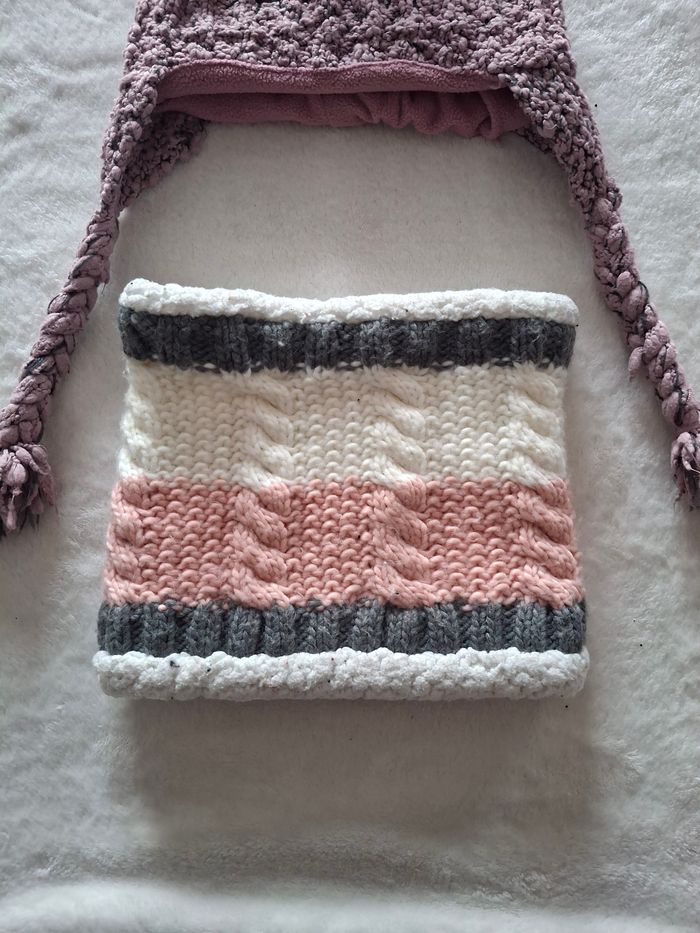 Lot bonnet echarpe 5/8 ans - photo numéro 2