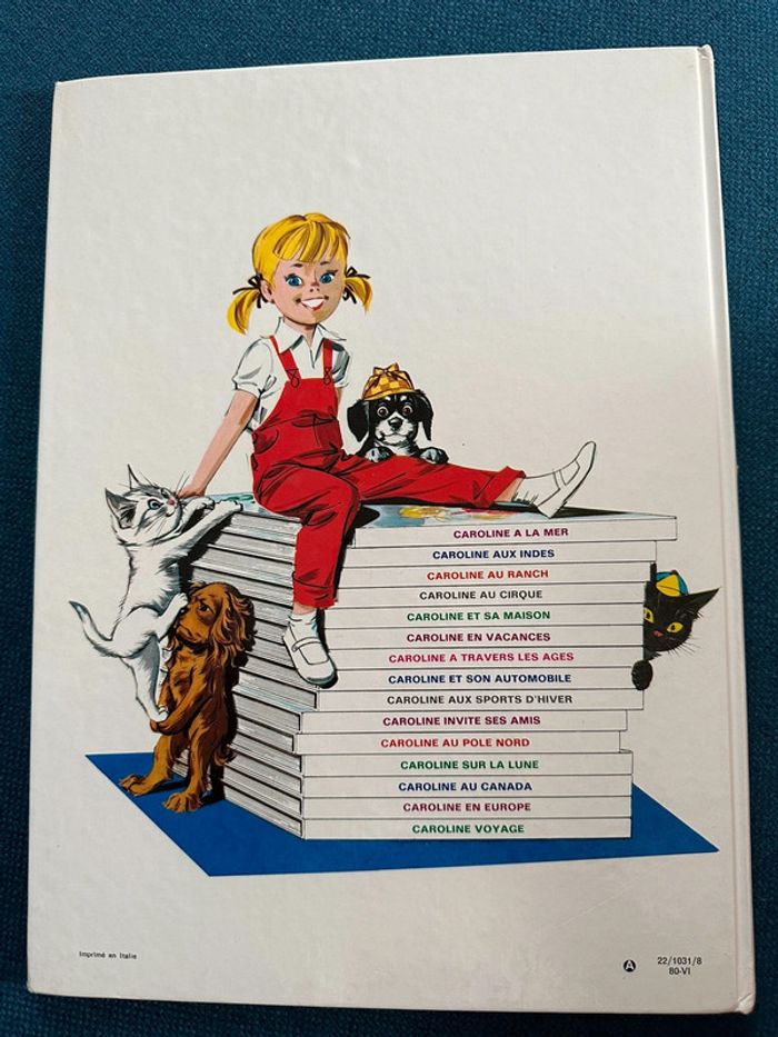 1980 Livre ancien Caroline à la Mer Océan album Pierre Probst grands Hachette - photo numéro 2