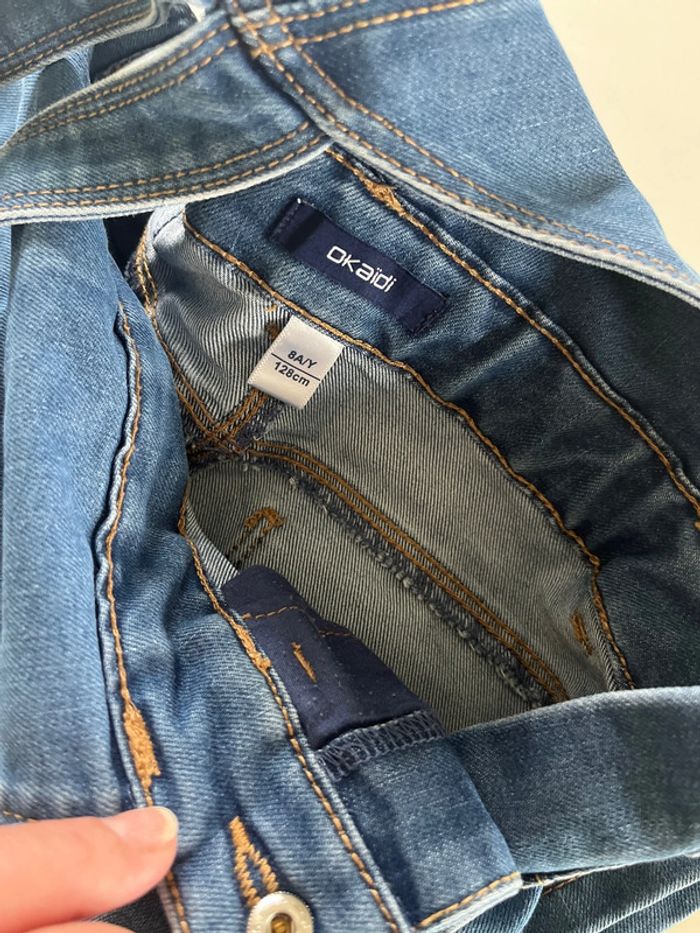 Robe en jean fille 8 ans okaidi neuve - photo numéro 4