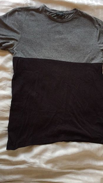 Teeshirt homme S noir gris