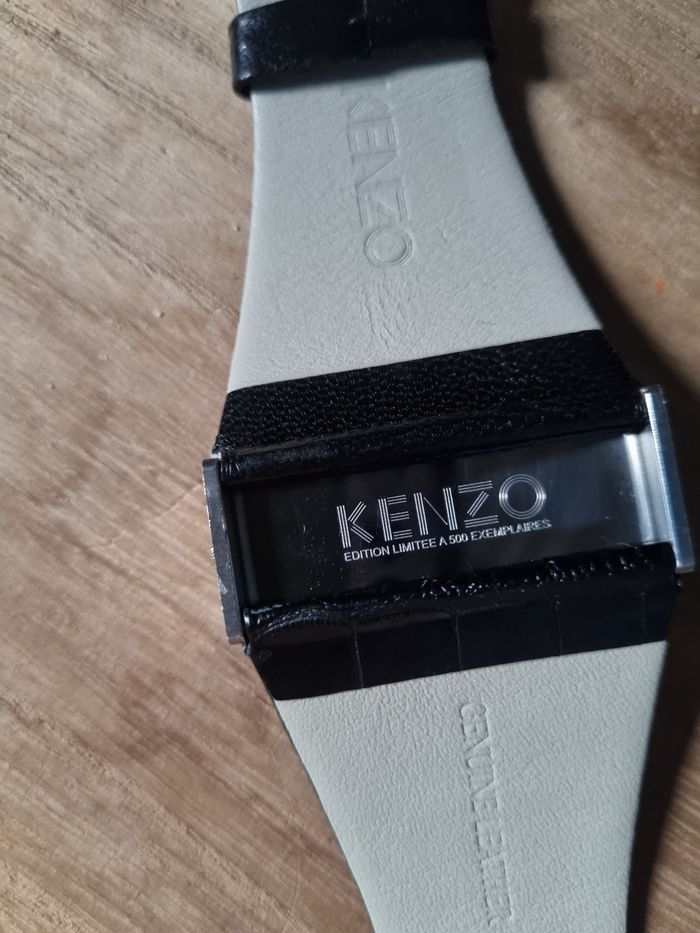 Montre Kenzo triple cadrans cuir - photo numéro 3