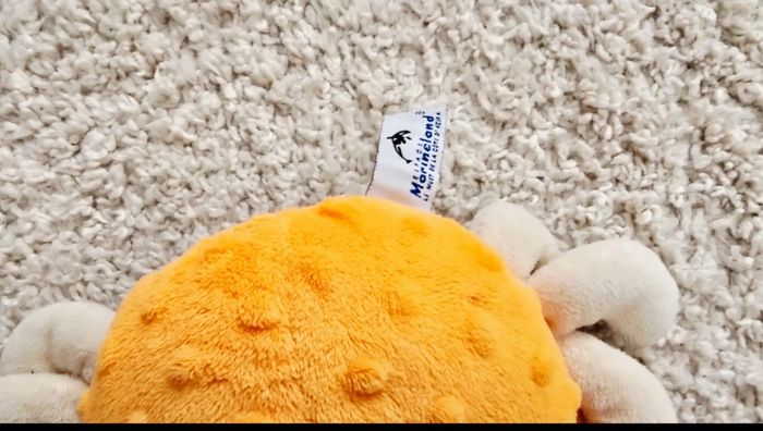 Peluche crabe orange marineland en très bon état - photo numéro 2