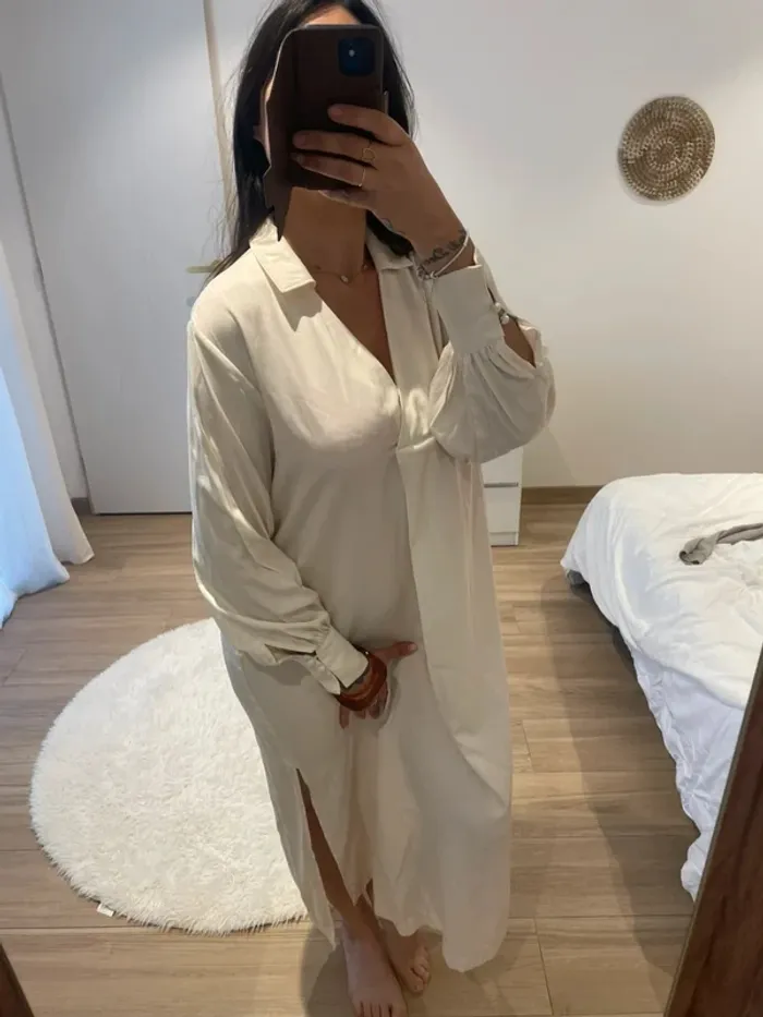Robe longue satin H&M - photo numéro 13