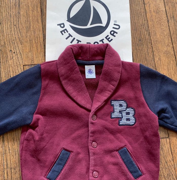 Gilet petit bateau  12 mois - photo numéro 2