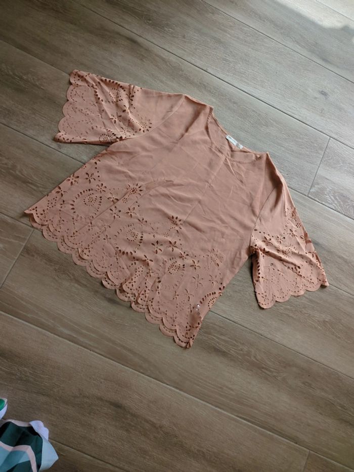 Chemisier large poudré TU